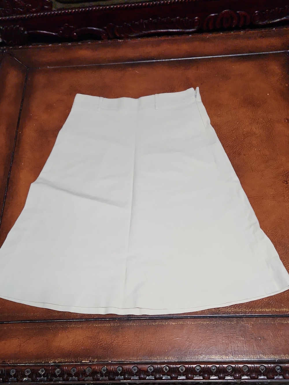 Susana Monaco Cream A-Line Skirt